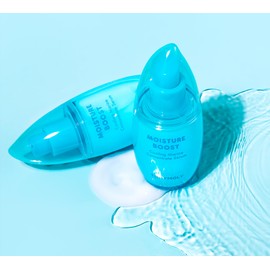 TONYMOLY Moisture Boost Hydrating Serum – Cooling Marine Concentrate with Chlorella, Seaweed & Niacinamide, Lightweight Face Moisturizer, 3 oz