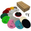 DIAPICK TOOLS Diamond Polishing Pads 4 Inch Wet Dry Set