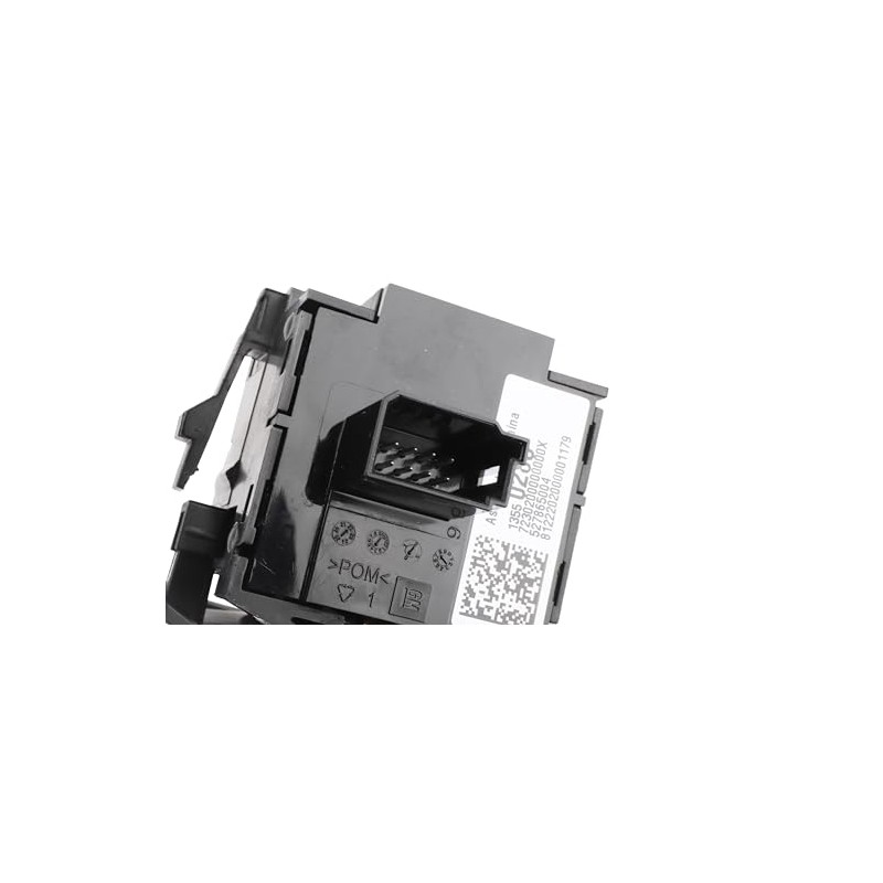 GM Turn Signal Switch, 2-Position, Hinge Lever, Black, Push Button,