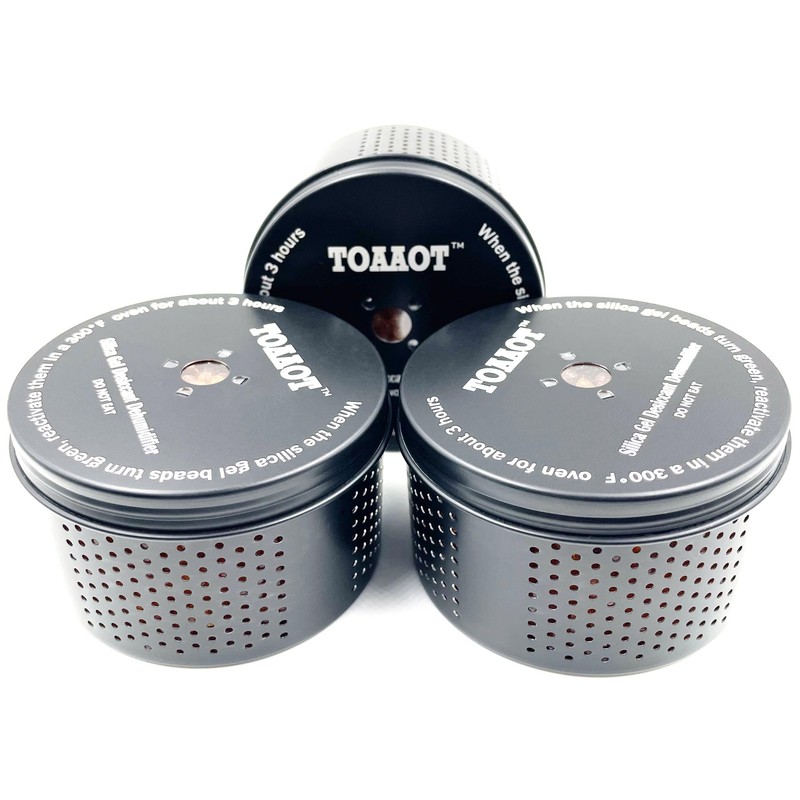 Reusable Gun Safe Dehumidifier - TOAAOT Durable Aluminum Silica Gel