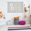 Lockways 36" x 24" Premium Cork Bulletin Board, Light Grey