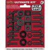 Cruiser Accessories 81550 License Plate Ultimate Kit Locking Fasteners, Black
