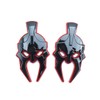 2Pcs Right Left Side Custom Gladiator Emblems 3D Badges Replacement