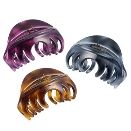 DSADKI Large Size Hair Claw Clips For Thick Hair, Premium Clips Strong Holding Power Claw 4.3Inch Delicate Hair Grip for Women and Girls(Type A)