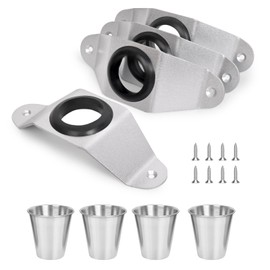 Medoparts Shot Ski Kit, Shot Ski Drinking Board，For Vacations,Weddings,Family Gathering,Celebrations (Silver)