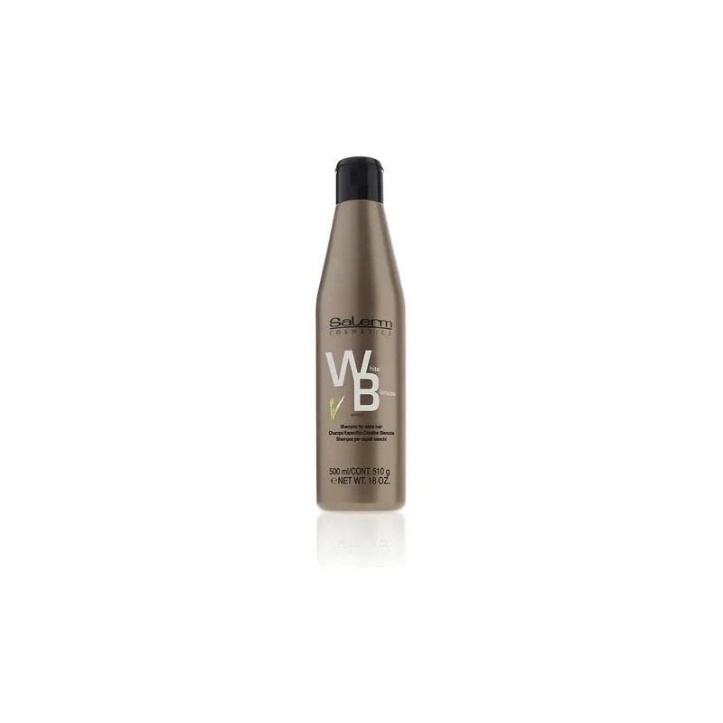 Salerm Shampoo Cabellos Blancos 500ml Con Extracto De Bambú