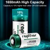 rapthor CR123A Lithium Batteries 1650mAh High Power UL Certified 3V