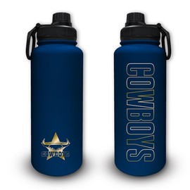 North Queensland Cowboys NRL Rugby League Stainless Steel 960ml Drink Bottle