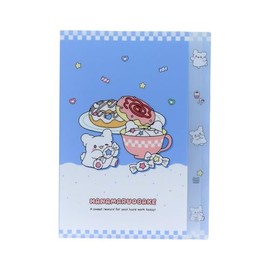Sun-Star Stationery S2174790 Sanrio Characters Goods, Clear File, A4 Size, 5 Pockets, Blue