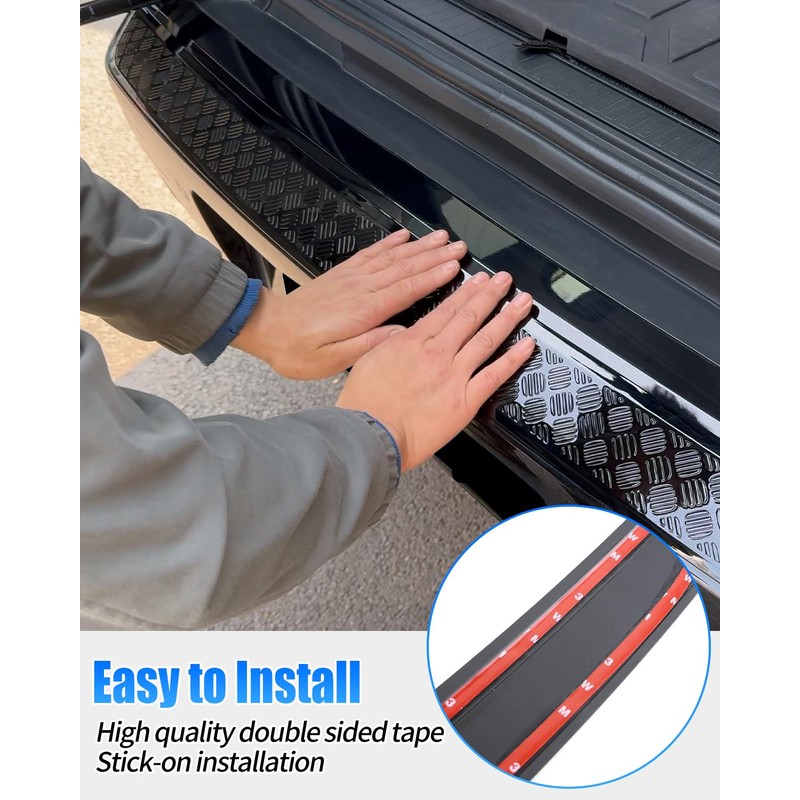 Rear Bumper Anti-Scratch Guard Protection Cover Compatible with Land Rover