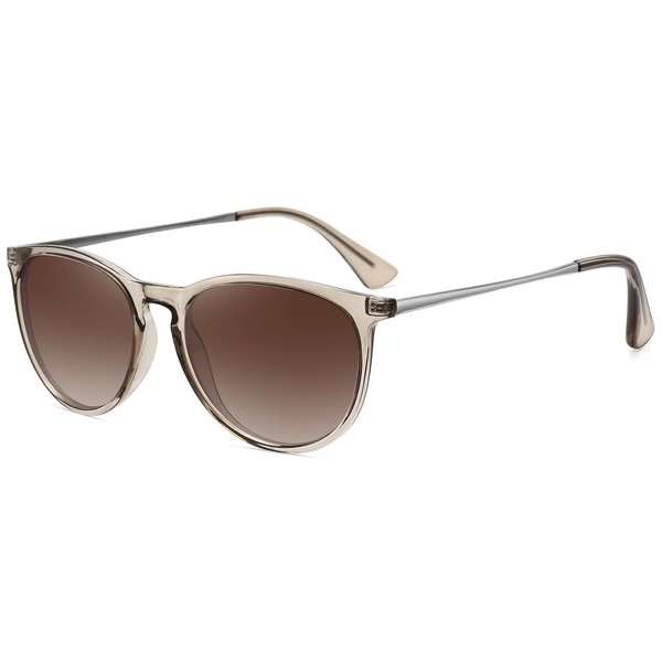 WOWSUN Retro sunglasses womens 2024 trendy round classic glasses