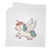 Azeeda 'Rainbow Unicorn' Cotton Baby Blanket/Shawl (BY00044475)