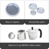 IMUSA USA Aluminum Stovetop Espresso Maker Replacement Rubber Ring &