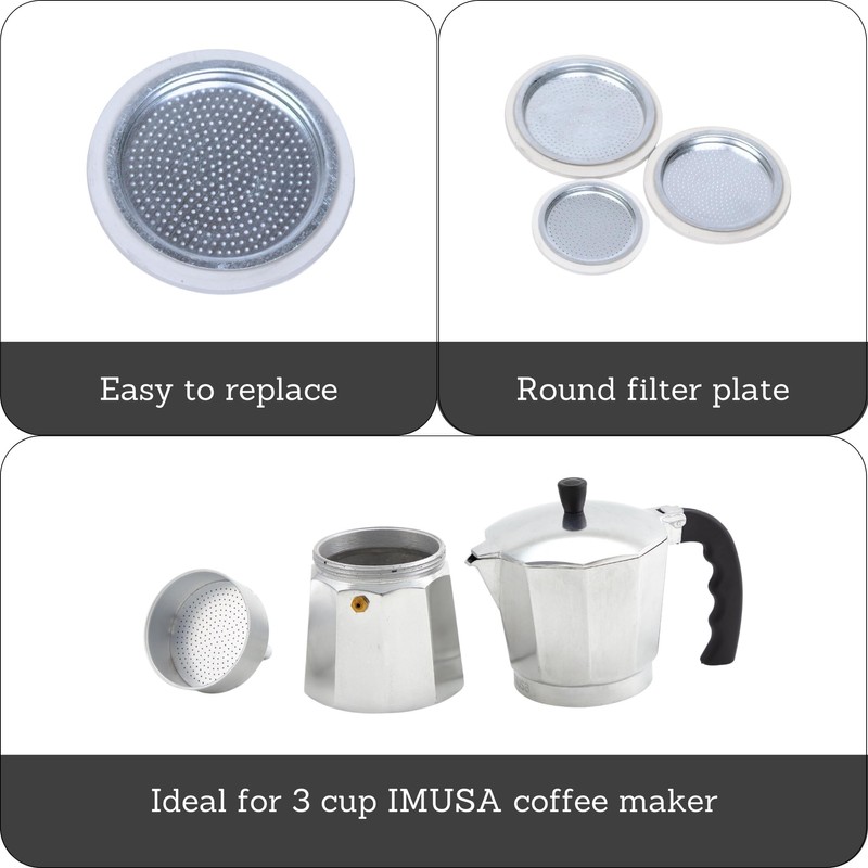 IMUSA USA Aluminum Stovetop Espresso Maker Replacement Rubber Ring &