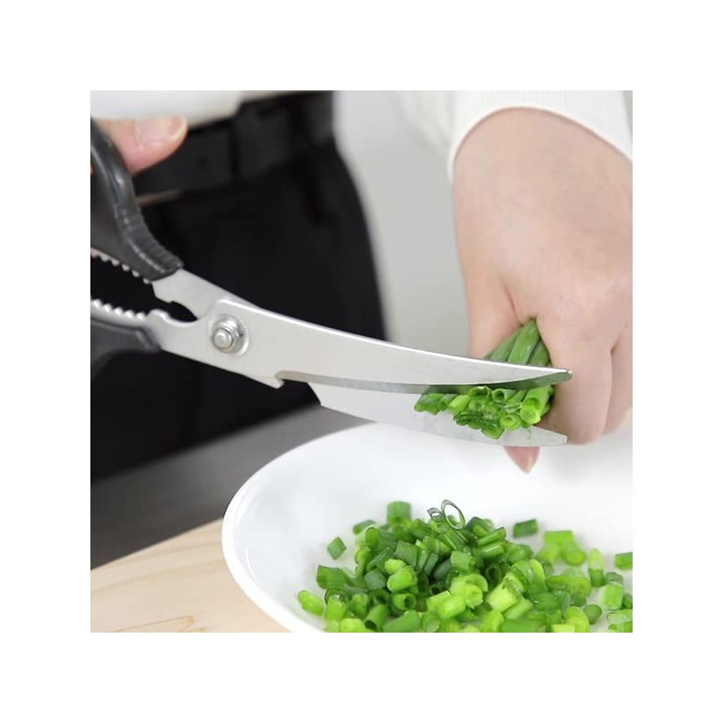 Kyoto Utsuyoku Ultra Long Curved Kitchen Scissors, Made in Japan