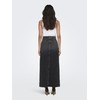 ONLY Maxi Denim Skirt mid Waist Skirt with Slit and