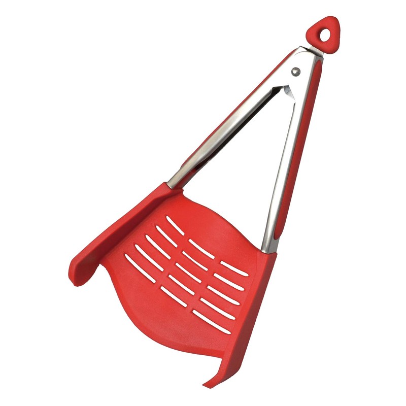 FIN-792BK Square Tongs - suQ - Red