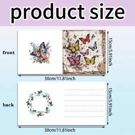 MaiYiYi 6 Pack DIY Frog Diamond Painting Greeting Cards Kit, Ladybug Diamond Art Greeting Cards, Butterfly Diamond Painting Cards for Family Friends Holiday Birthday