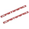 Camaro ZL1 Badge Emblem 2-PC Red - Set of 2