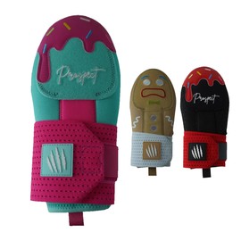 Prospect Sports Baseball Sliding Mitt - Youth and Adult Sizes - Drippy Accessory Gingerbread Man, Ice Cream, Miami Color, Christian Cross, Left & Right Hands, Hand and Wrist Protection (Miami Pink Ice Cream, Youth)
