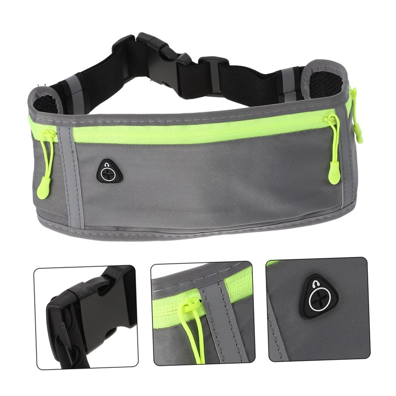 CHILDWEET Material Waist Pack Sports Waist Bag Headphone Access Comfortable