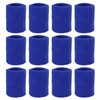PATIKIL Sports Wristbands 8x8cm 12pcs Coton Terry Cloth Sweat Band