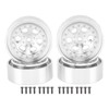 4pcs 1.3 Inches Wheels Rim Aluminum Alloy 6 Holes Wheel