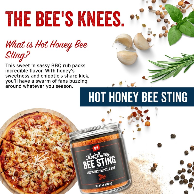 PS Seasoning Bee Sting - Hot Honey Chipotle BBQ Seasoning