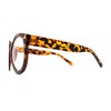 Tortoise Oversized Round Thick Horn Rim Clear Lens Fashion Eye