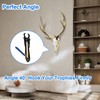 ZENFUN 12 Packs Mount Skull Hanger, Deer Skull Hanger, Pronghorn