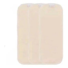 Paquete 3 Absorbentes De Cañamo 4 Capas Para Pañal Ecológico                                                                                          
