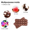 La chat 4 Packs Silicone Molds for Chocolate, Food Grade
