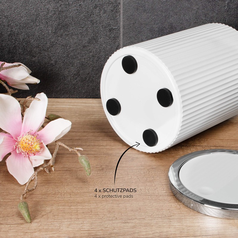 bremermann Gavello Mini Cosmetic Bin with Swing Lid / Bathroom