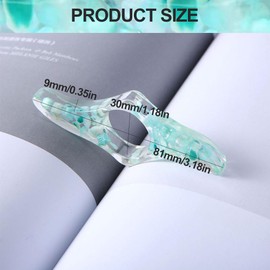Thumb Ring Page Holder, Book Page Holder, 2 Pieces Resin Reading Page Holder, Thumb Book Holder, Resin Book Page Holder, Book Page Holder, for Book Reading Lovers, Students, Teachers