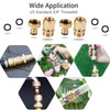 SICILAMIU Garden Hose Quick Connector, Solid Brass 3/4 inch GHT