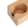 Wooden Coffee Tamper Station Stable Prevent Slip Coffee Tamper Holder