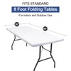 homing Rectangle Table Cloth Cover, Waterproof Polyester Elastic Fitted Tablecloth,