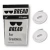 Bread Elastic Shoelaces Xtra Stretch (Flat, Cloud White, 63")