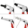 Mayouko 6"&8" Kiwi Bent Head Needle-Nose Pliers, Angled Head Long