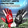 Jazzy Sports Contrast Goalkeeper Gloves, Soccer Goalie Gloves for Kids