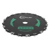 (2-Set) 9" x 20T Chainsaw Tooth Brush Blades - Weed