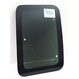 Privacy Movable Passenger Right Side Rear Access Door Quarter Glass Quarter Window Compatible with Ford F250 F350 F650 F750 F450 F550 Pickup 2 Door Super Cab 2000-2016 Models