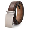 Nelbons Men's Belt Ratchet Belt Automatic Buckle for Men Suit
