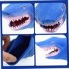 Shark Puppet Realistic & Scary Animal Hand Puppets with Sharp