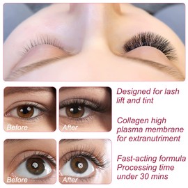 Lash Lift Kit, Professional Eyelash Perm Kit, Semi-Permanent Curling Lash Perm Kit Fast Lash Lifting for Beginner,with Strong Glue Professional Lash Perming Kit for Perfect, Long-Lasting Lashes