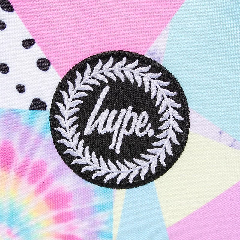 hype Bags Pastel Collage Unisex Lunch Box in Pink Size: