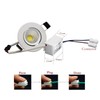 ZDPCYT Recessed Downlight 110V Dimmable 3WCOB CRI80 Spotlight Lamp Daylight