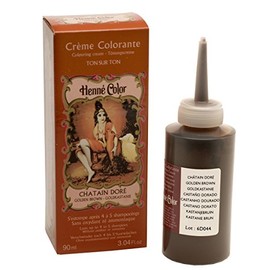Henne Color Golden Brown Henna Hair Colouring Cream 90 ml