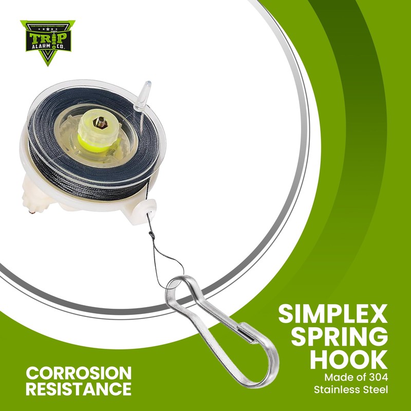 Trip Alarm Co Kevlar Tripwire 85ft Reusable Reel – Silicone
