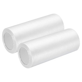 sourcing map 2 Rolls Plastic Drop Cloth, 9 x 52 Ft Dust-Proof Waterproof Protective Masking Film for Protecting Furniture, Flooring, Car, Carpet, DIY Projects, Decorating
